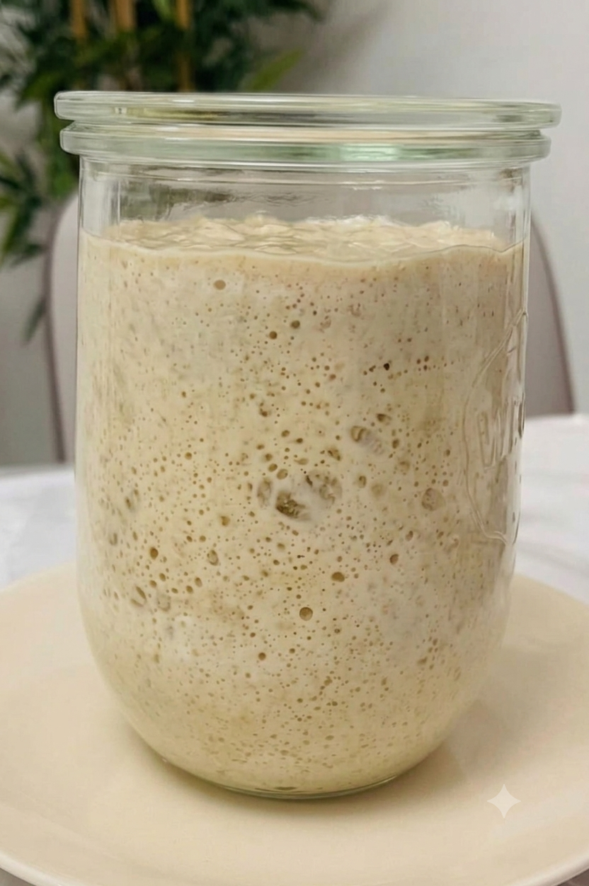 Sourdough starter/خميرة طبيعية